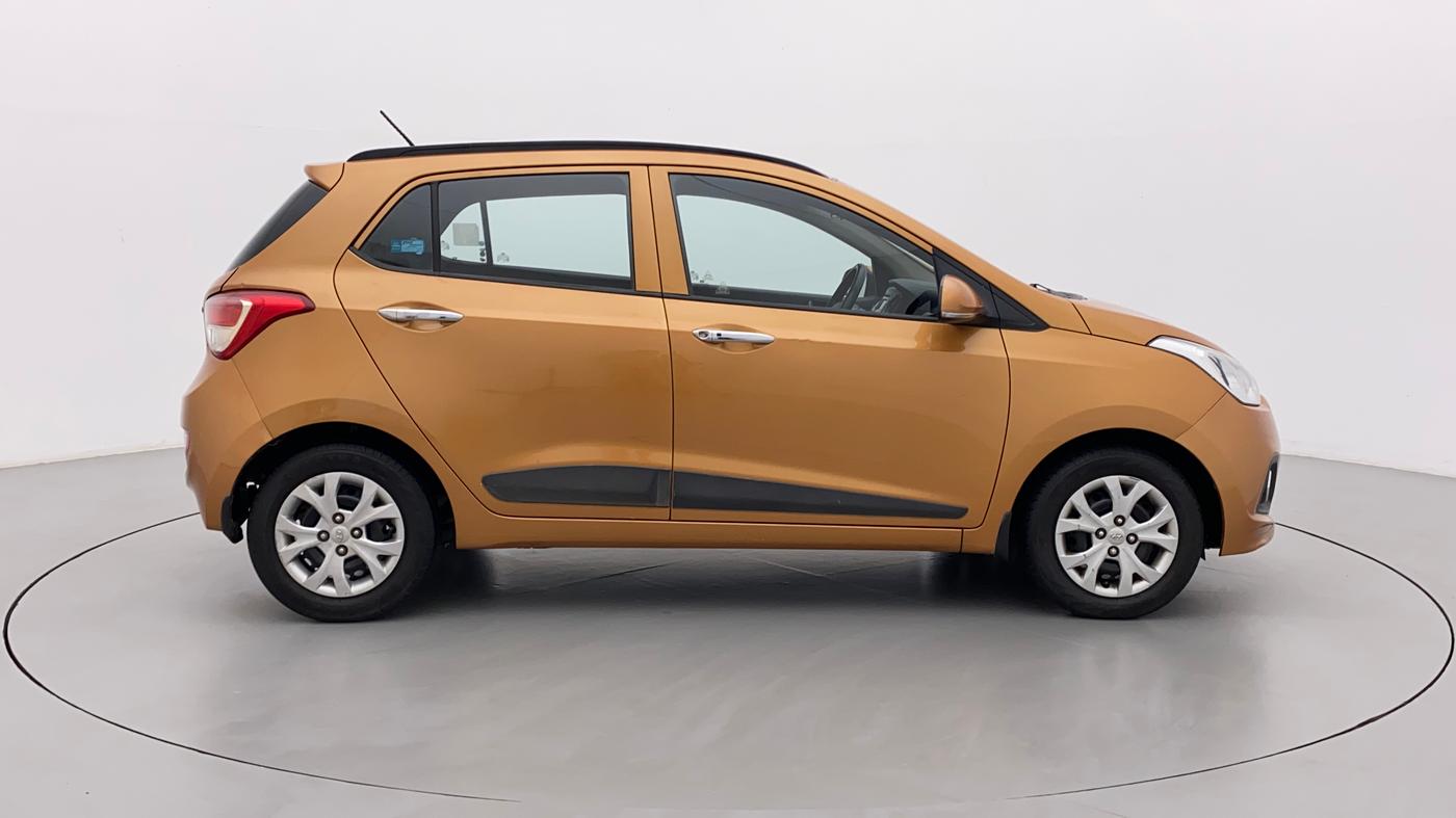 2014 Hyundai Grand i10 SPORTZ 1.2 KAPPA VTVT, Petrol, Manual, 78,804 km, Right Side View