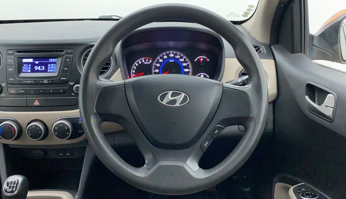 2014 Hyundai Grand i10 SPORTZ 1.2 KAPPA VTVT, Petrol, Manual, 78,804 km, Steering Wheel Close Up