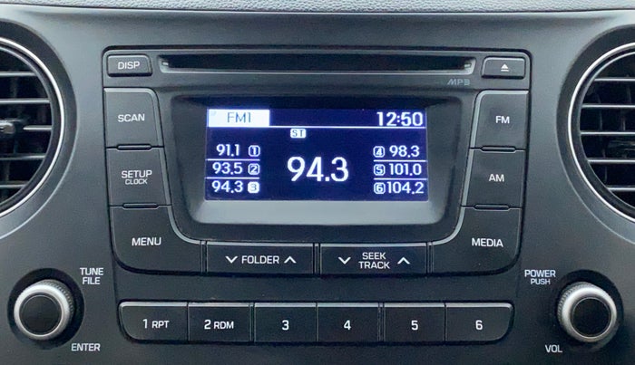 2014 Hyundai Grand i10 SPORTZ 1.2 KAPPA VTVT, Petrol, Manual, 78,804 km, Infotainment System