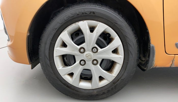 2014 Hyundai Grand i10 SPORTZ 1.2 KAPPA VTVT, Petrol, Manual, 78,804 km, Left Front Wheel