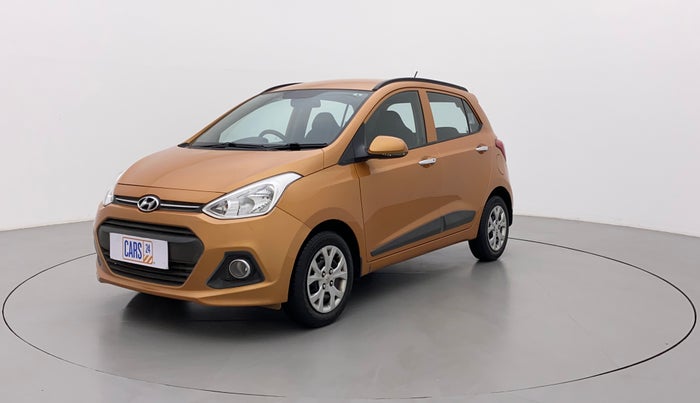 2014 Hyundai Grand i10 SPORTZ 1.2 KAPPA VTVT, Petrol, Manual, 78,804 km, Left Front Diagonal