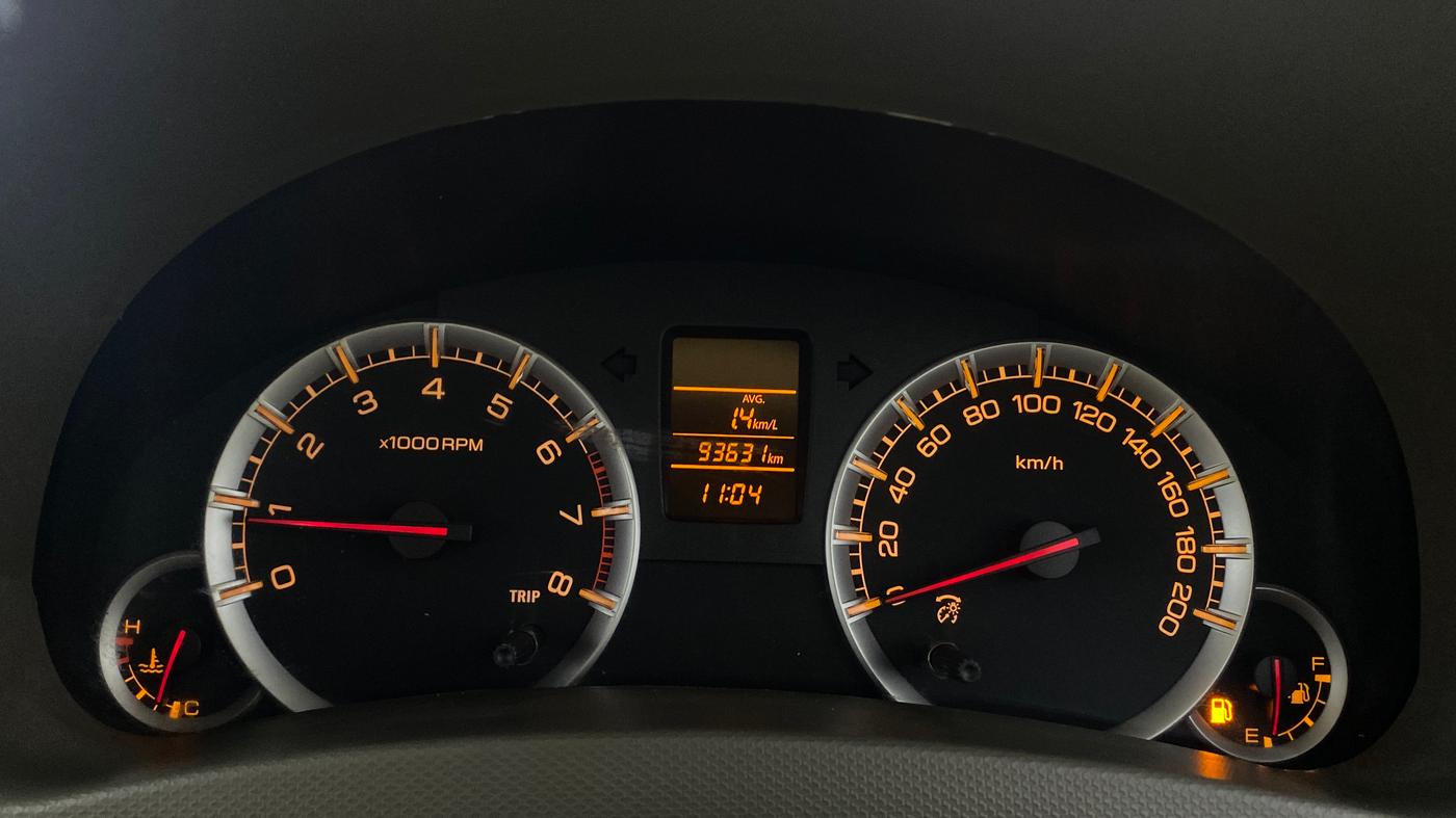 2013 Maruti Ertiga VXI, Petrol, Manual, 93,852 km, Odometer Image