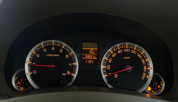2013 Maruti Ertiga VXI, Petrol, Manual, 93,852 km, Odometer Image