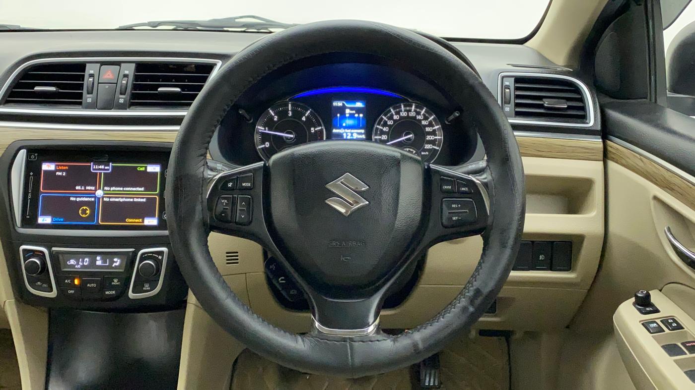 2019 Maruti Ciaz ALPHA DIESEL 1.5, Diesel, Manual, 91,829 km, Steering Wheel Close Up