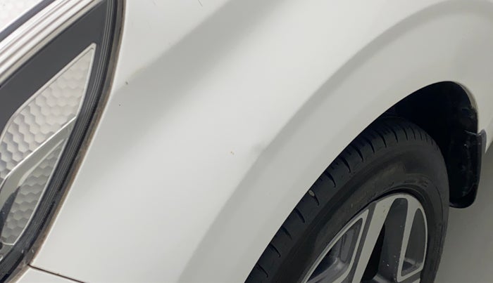 2021 Hyundai AURA SX PLUS 1.2 AMT, Petrol, Automatic, 11,879 km, Left fender - Slightly dented