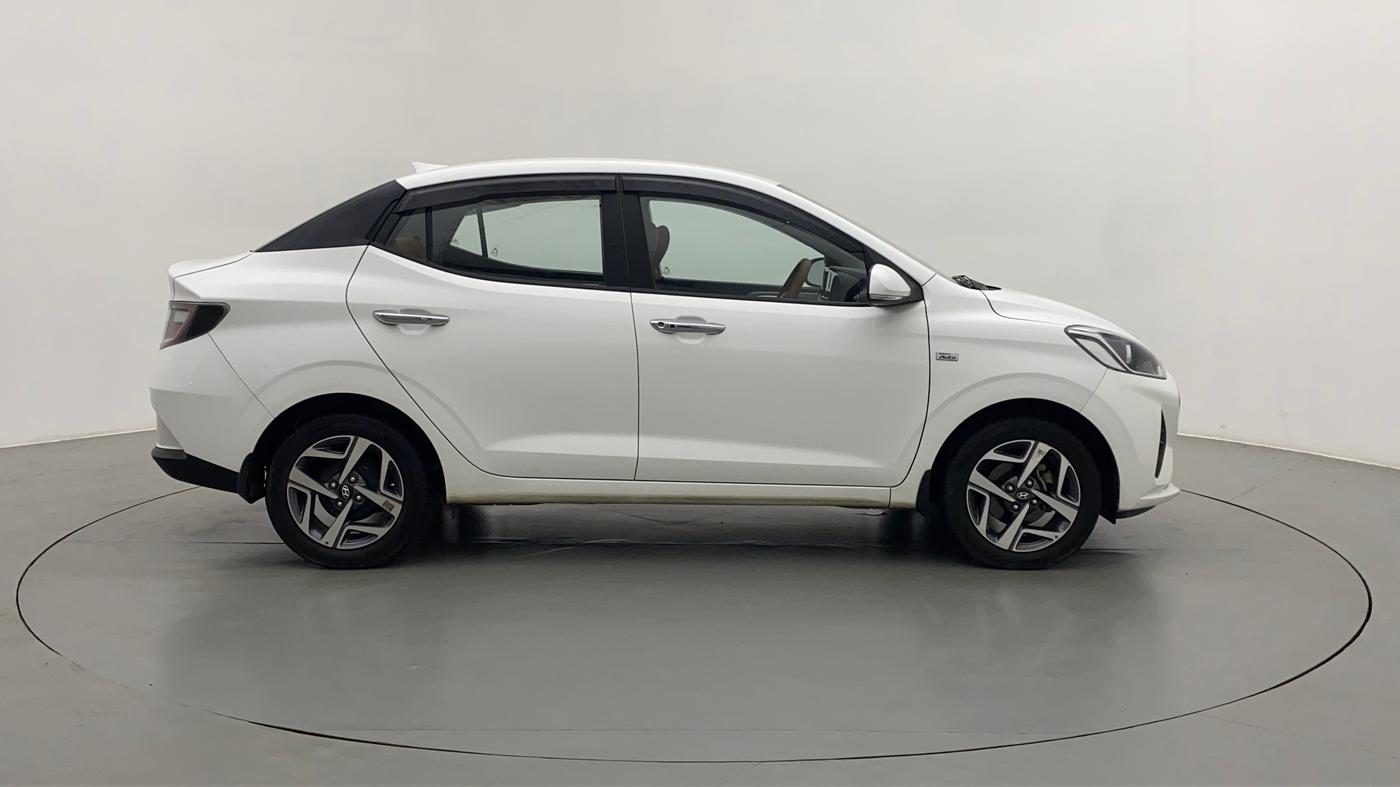 2021 Hyundai AURA SX PLUS 1.2 AMT, Petrol, Automatic, 11,879 km, Right Side