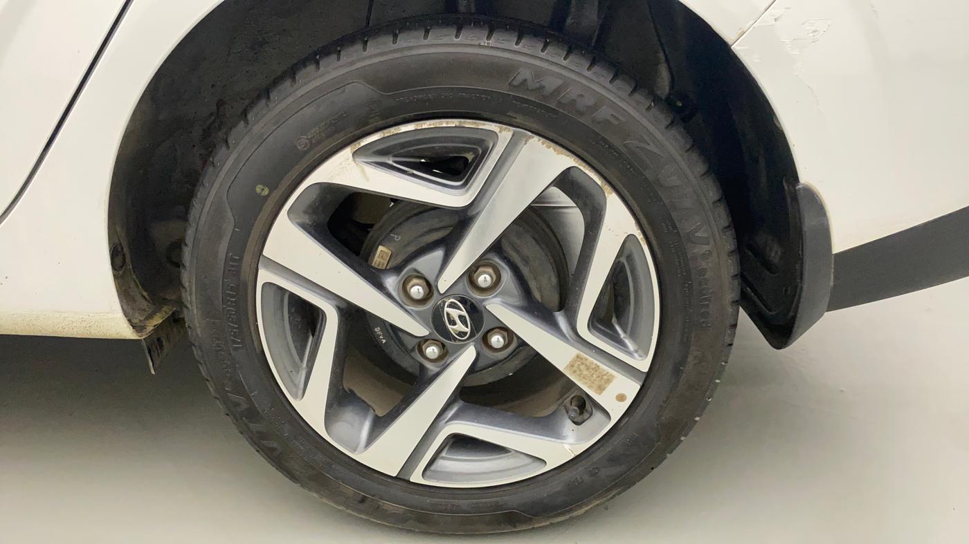 2021 Hyundai AURA SX PLUS 1.2 AMT, Petrol, Automatic, 11,879 km, Left Rear Wheel
