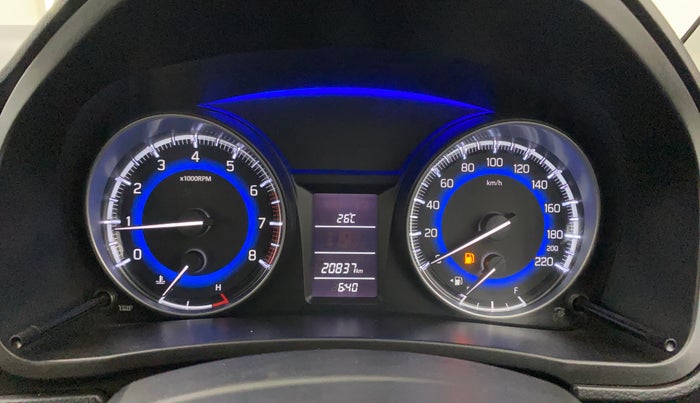 2017 Maruti Baleno DELTA PETROL 1.2, Petrol, Manual, 20,837 km, Odometer Image