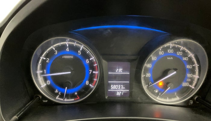 2016 Maruti Baleno DELTA PETROL 1.2, Petrol, Manual, 58,033 km, Odometer Image