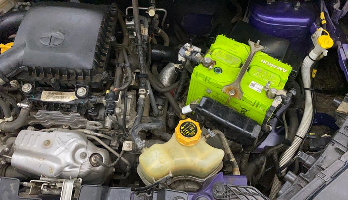 2023 Tata NEXON FEARLESS PURPLE + SUNROOF DCA DUAL TONE 1.2 PETROL, Petrol, Automatic, 24,657 km, Engine View - Left