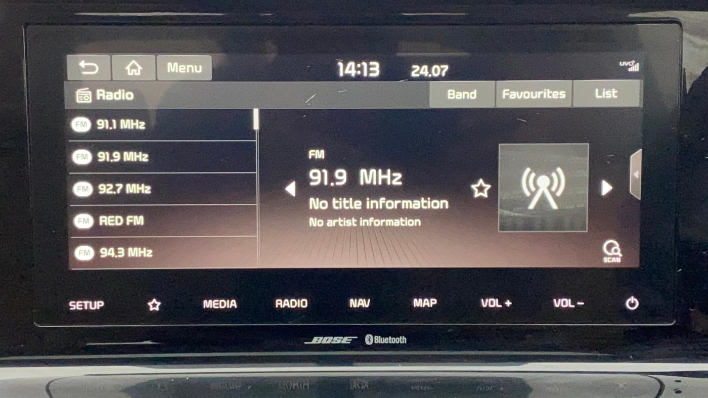 2021 KIA SELTOS HTX PLUS 1.5 DIESEL, Diesel, Manual, 47,575 km, Infotainment System