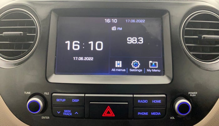 2019 Hyundai Grand i10 SPORTZ 1.2 KAPPA VTVT, Petrol, Manual, 37,450 km, Infotainment System