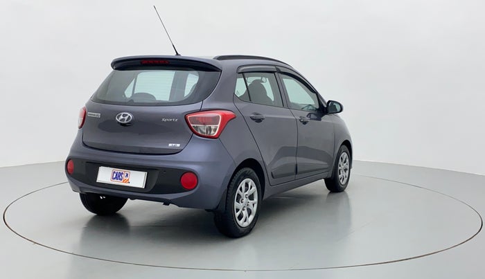2019 Hyundai Grand i10 SPORTZ 1.2 KAPPA VTVT, Petrol, Manual, 37,450 km, Right Back Diagonal
