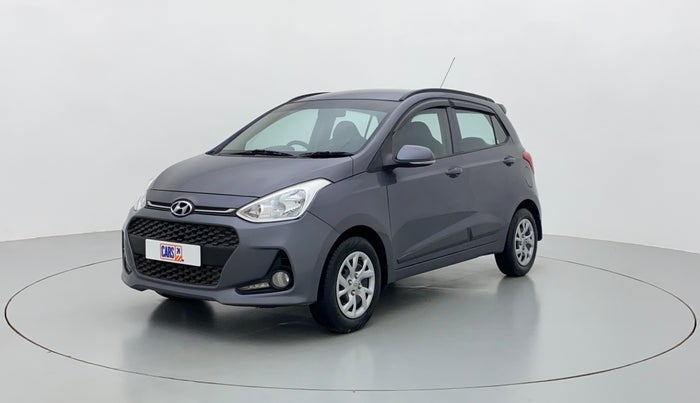2019 Hyundai Grand i10 SPORTZ 1.2 KAPPA VTVT, Petrol, Manual, 37,450 km, Left Front Diagonal