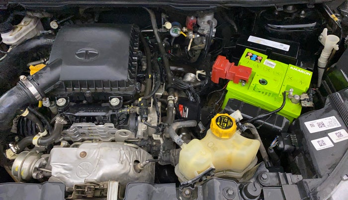 2022 Tata NEXON XZA PLUS PETROL DARK EDITION, CNG, Automatic, 41,875 km, Engine View - Left