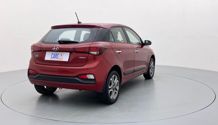 2019 Hyundai Elite i20 1.2  ASTA (O) CVT, Petrol, Automatic, 7,243 km, Right Back Diagonal