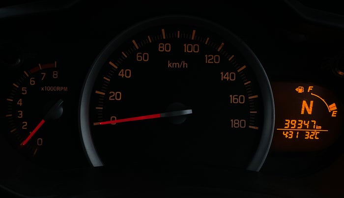 2017 Maruti Celerio VXI AMT, Petrol, Automatic, 39,343 km, Odometer Image