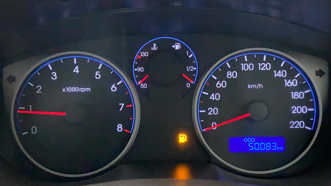 2012 Hyundai i20 MAGNA (O) 1.2, Petrol, Manual, 50,213 km, Odometer Image
