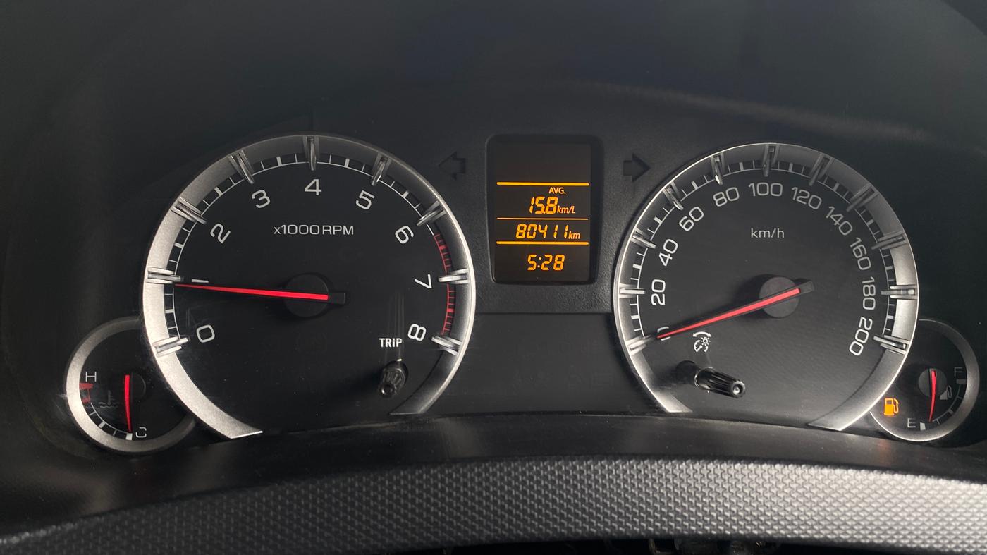2017 Maruti Swift VXI, Petrol, Manual, 80,410 km, Odometer Image