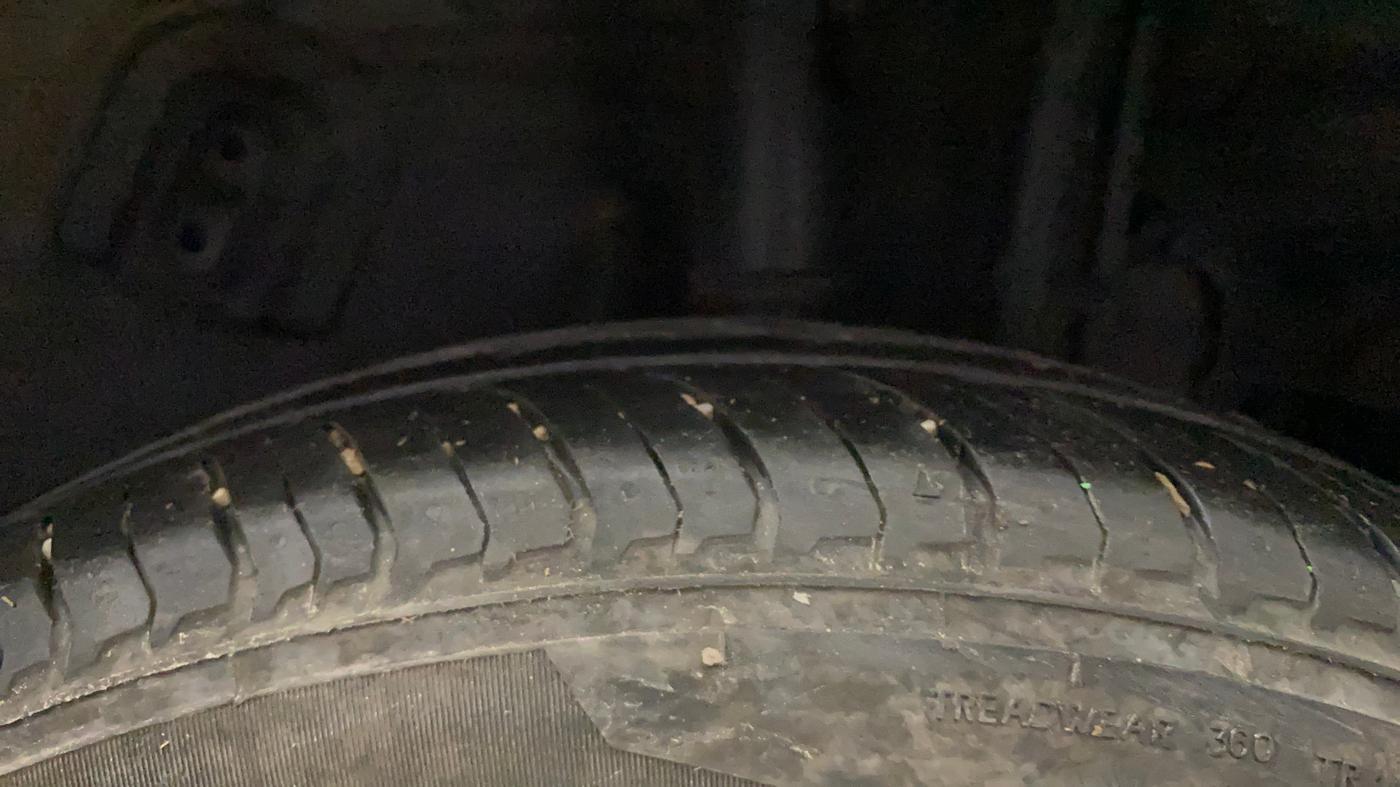 2019 Tata NEXON XM PETROL, Petrol, Manual, 55,684 km, Left Rear Tyre Tread
