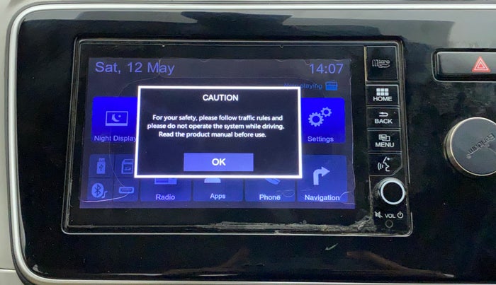 2017 Honda City 1.5L I-VTEC ZX CVT, Petrol, Automatic, 60,200 km, Infotainment System