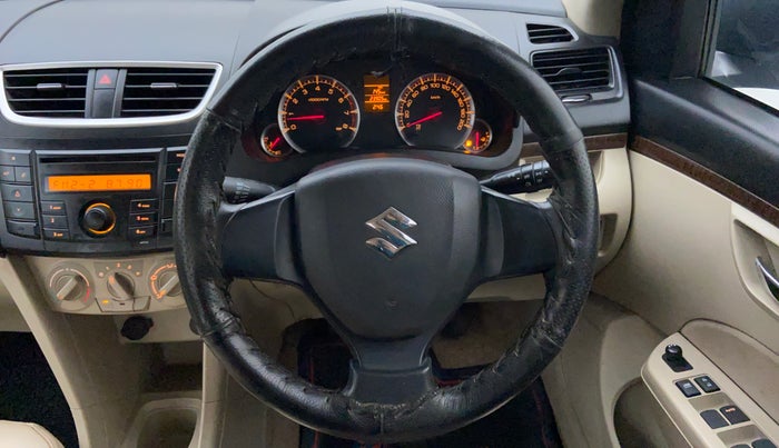 2015 Maruti Swift Dzire VXI 1.2 BS IV, Petrol, Manual, 23,976 km, Steering Wheel Close Up
