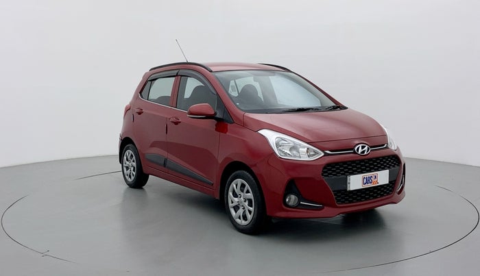 2018 Hyundai Grand i10 SPORTZ 1.2 KAPPA VTVT, Petrol, Manual, 13,696 km, Right Front Diagonal
