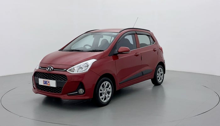 2018 Hyundai Grand i10 SPORTZ 1.2 KAPPA VTVT, Petrol, Manual, 13,696 km, Left Front Diagonal