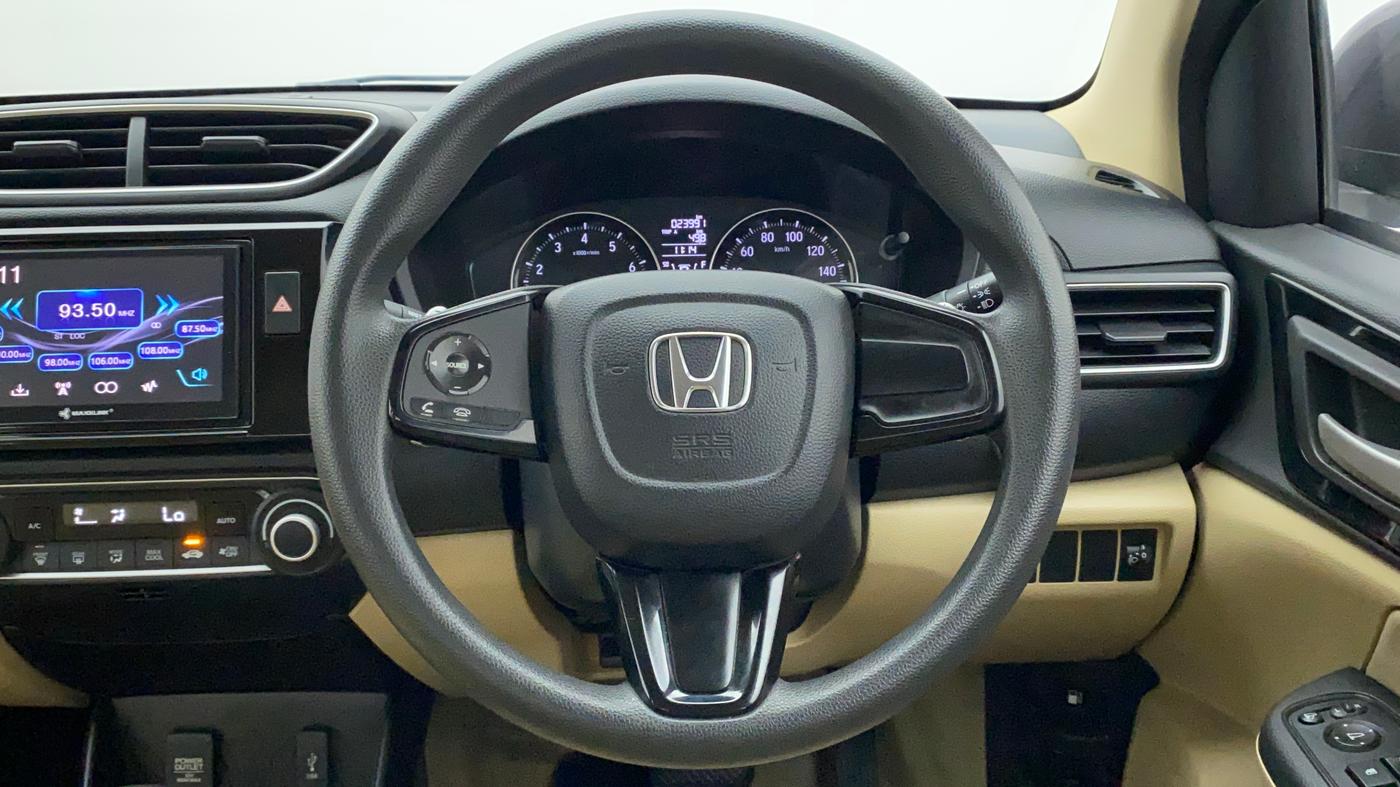 2018 Honda Amaze 1.2L I-VTEC V CVT, Petrol, Automatic, 23,990 km, Steering Wheel Close Up