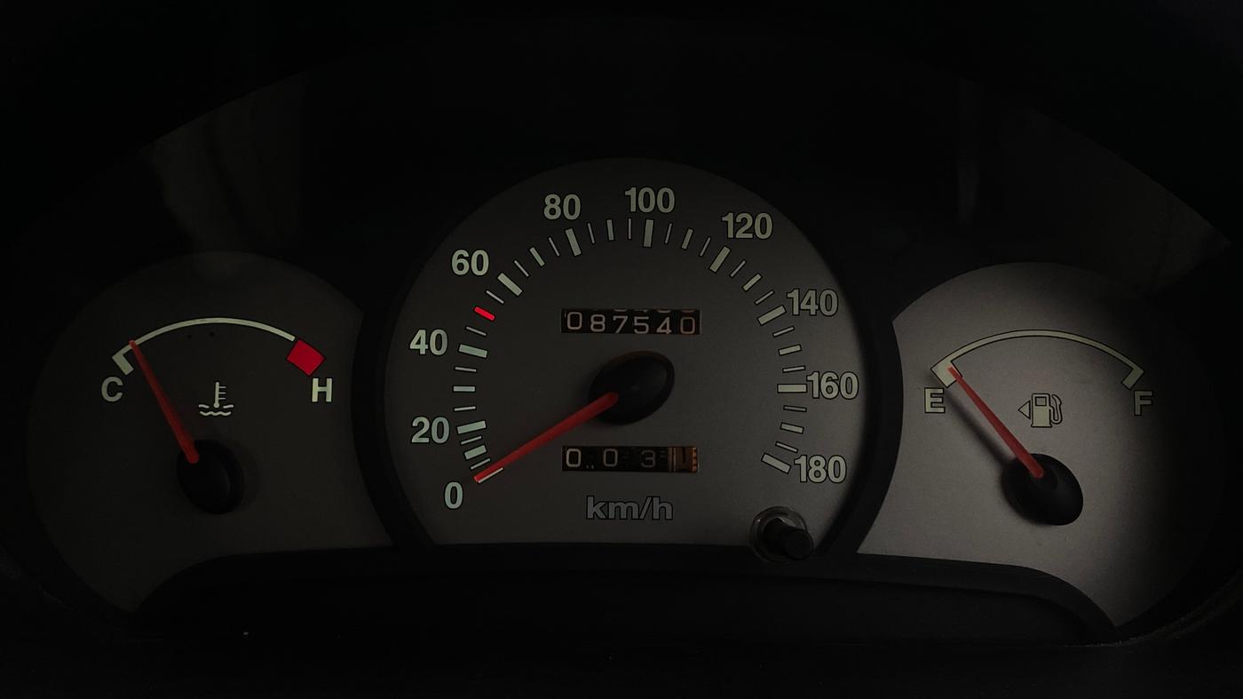 2013 Hyundai Santro Xing GLS, Petrol, Manual, 87,610 km, Odometer Image