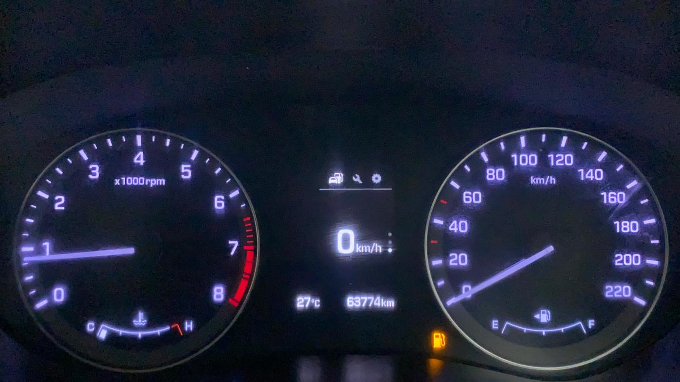 2015 Hyundai Elite i20 ASTA 1.2, Petrol, Manual, 63,921 km, Odometer Image
