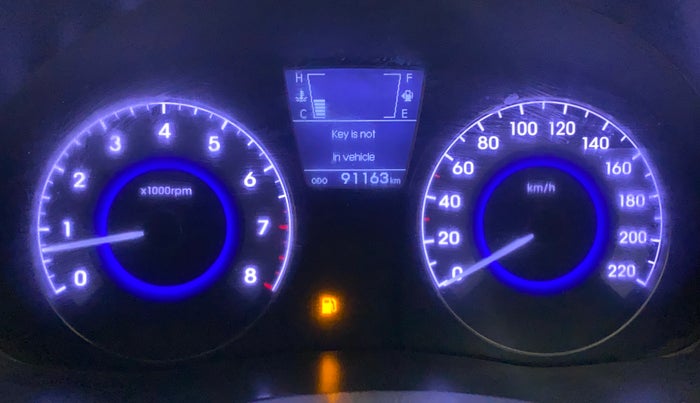 2013 Hyundai Verna FLUIDIC 1.6 VTVT SX OPT, Petrol, Manual, 91,163 km, Odometer Image