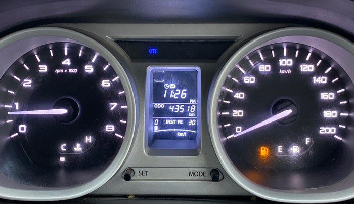 2016 Tata Tiago XZ 1.2 REVOTRON, Petrol, Manual, 43,518 km, Odometer View