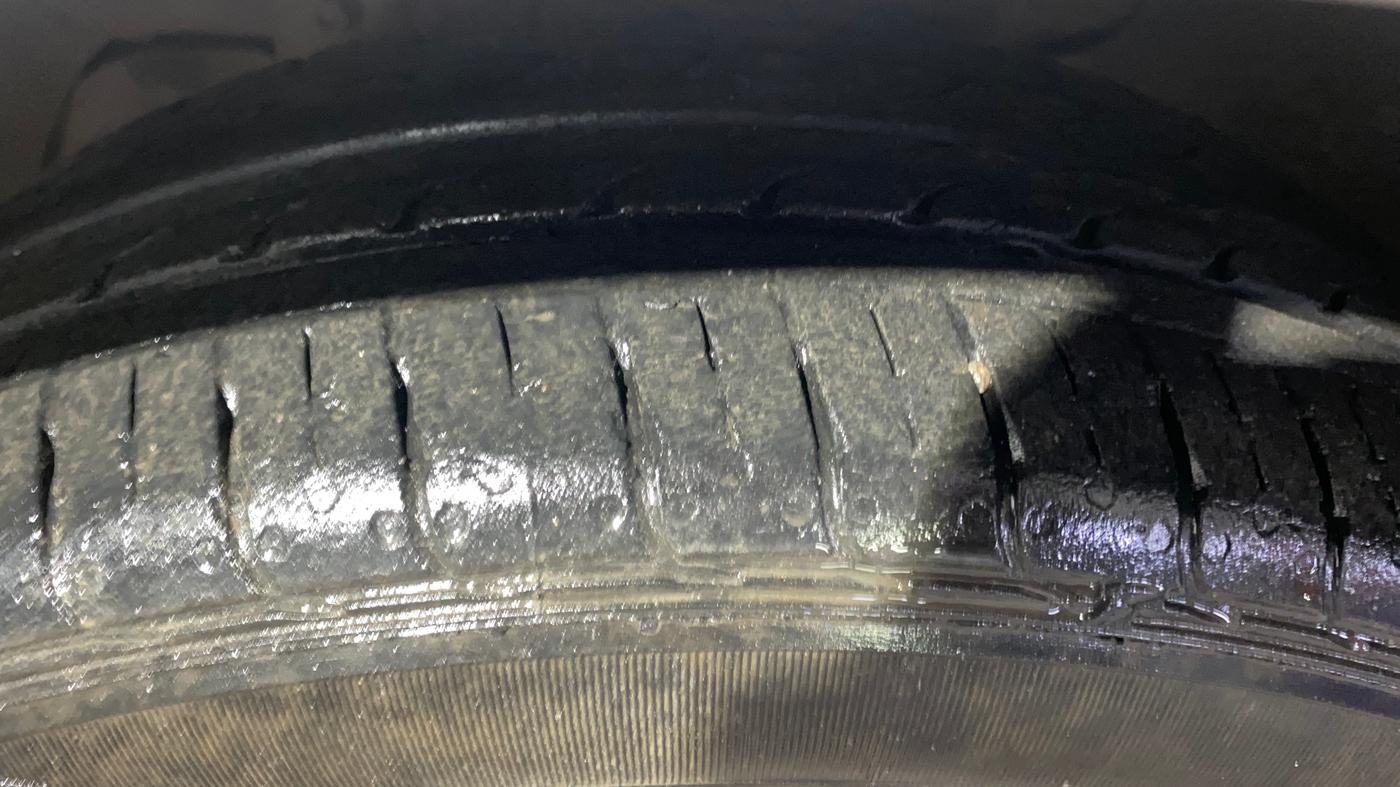 2017 Tata TIGOR XZ (O) PETROL, Petrol, Manual, 58,609 km, Left Front Tyre Tread