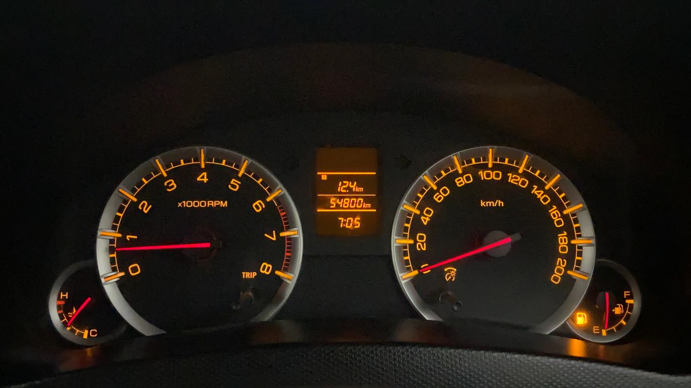 2012 Maruti Swift VXI, Petrol, Manual, 54,800 km, Odometer Image