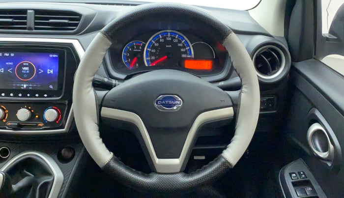 2018 Datsun Go T, Petrol, Manual, 17,384 km, Steering Wheel Close Up