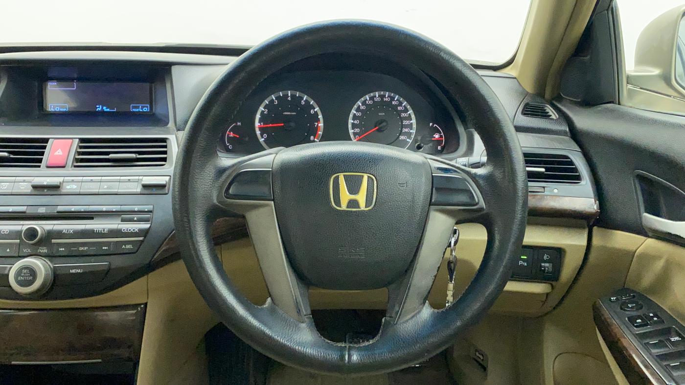 2011 Honda Accord 2.4L I-VTEC MT, Petrol, Manual, 1,03,505 km, Steering Wheel Close Up