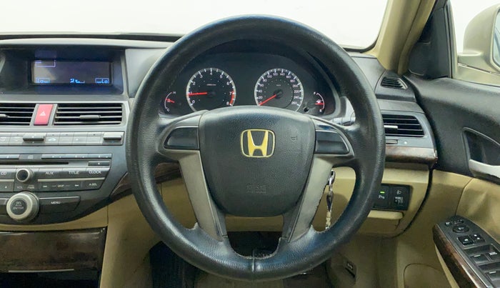 2011 Honda Accord 2.4L I-VTEC MT, Petrol, Manual, 1,03,505 km, Steering Wheel Close Up