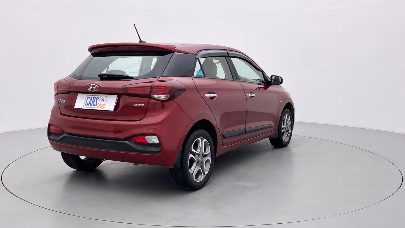 2019 Hyundai Elite i20 1.2  ASTA (O) CVT, Petrol, Automatic, 10,064 km, Right Back Diagonal