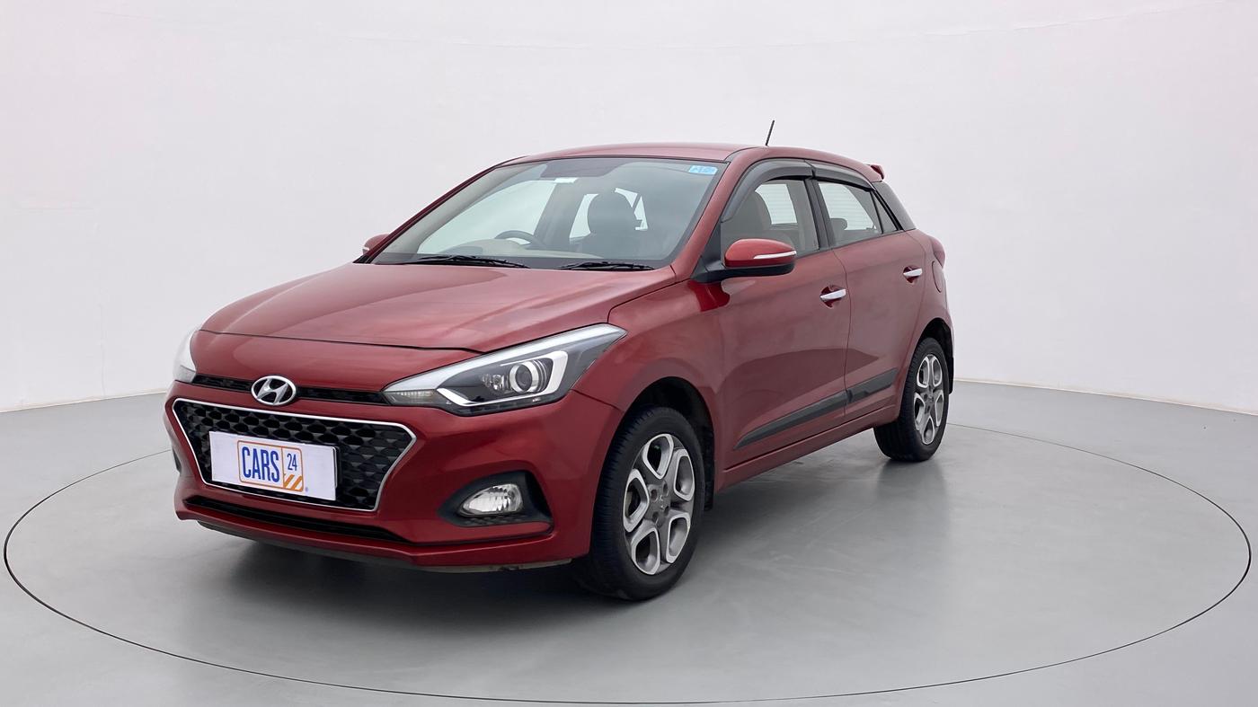 2019 Hyundai Elite i20 1.2  ASTA (O) CVT, Petrol, Automatic, 10,064 km, Left Front Diagonal