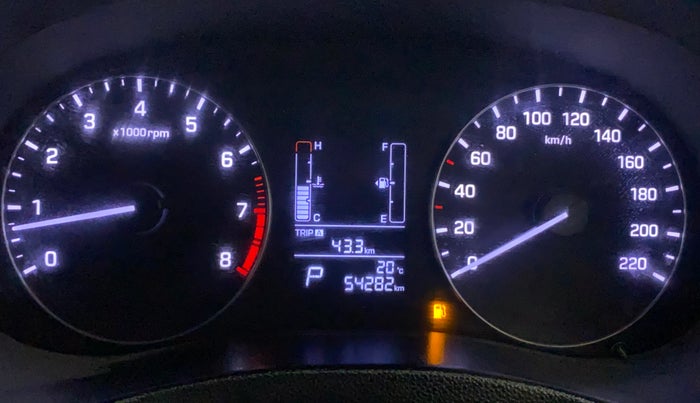 2018 Hyundai Creta SX AT 1.6 PETROL, Petrol, Automatic, 54,238 km, Odometer Image