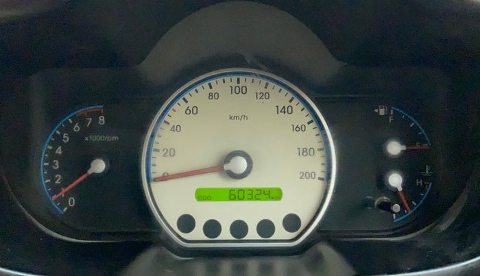 2010 Hyundai i10 MAGNA 1.2, Petrol, Manual, 60,324 km, Odometer Image