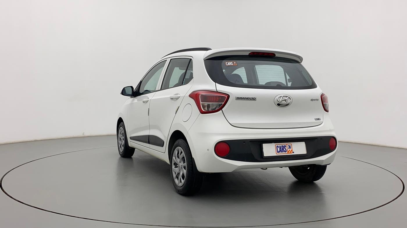 2019 Hyundai Grand i10 SPORTZ 1.2 KAPPA VTVT, Petrol, Manual, 18,042 km, Left Back Diagonal