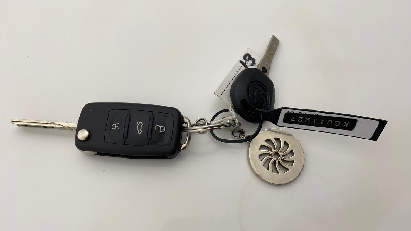 2019 Skoda Rapid STYLE 1.6 MPI AT, Petrol, Automatic, 67,852 km, Key Close Up