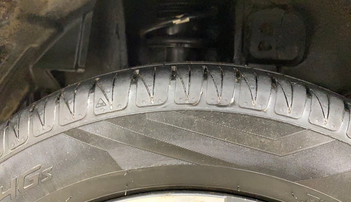 2022 Tata Tiago XZA PLUS PETROL, Petrol, Automatic, 75,338 km, Right Rear Tyre Tread