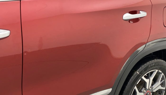 2019 KIA SELTOS GTX PLUS 1.4 PETROL DCT DUAL TONE, Petrol, Automatic, 70,843 km, Rear left door - Slightly dented