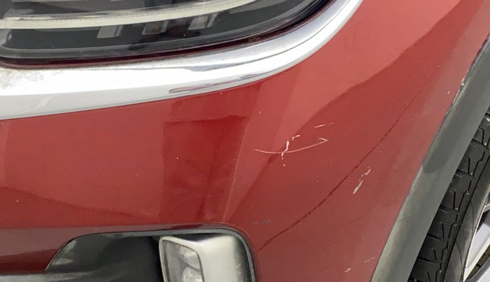 2019 KIA SELTOS GTX PLUS 1.4 PETROL DCT DUAL TONE, Petrol, Automatic, 70,843 km, Front bumper - Minor scratches