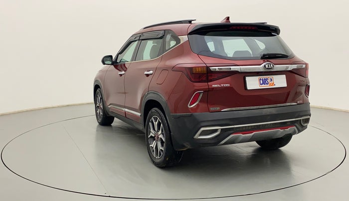 2019 KIA SELTOS GTX PLUS 1.4 PETROL DCT DUAL TONE, Petrol, Automatic, 70,843 km, Left Back Diagonal