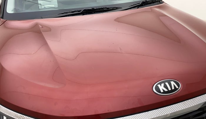2019 KIA SELTOS GTX PLUS 1.4 PETROL DCT DUAL TONE, Petrol, Automatic, 70,843 km, Bonnet (hood) - Minor scratches