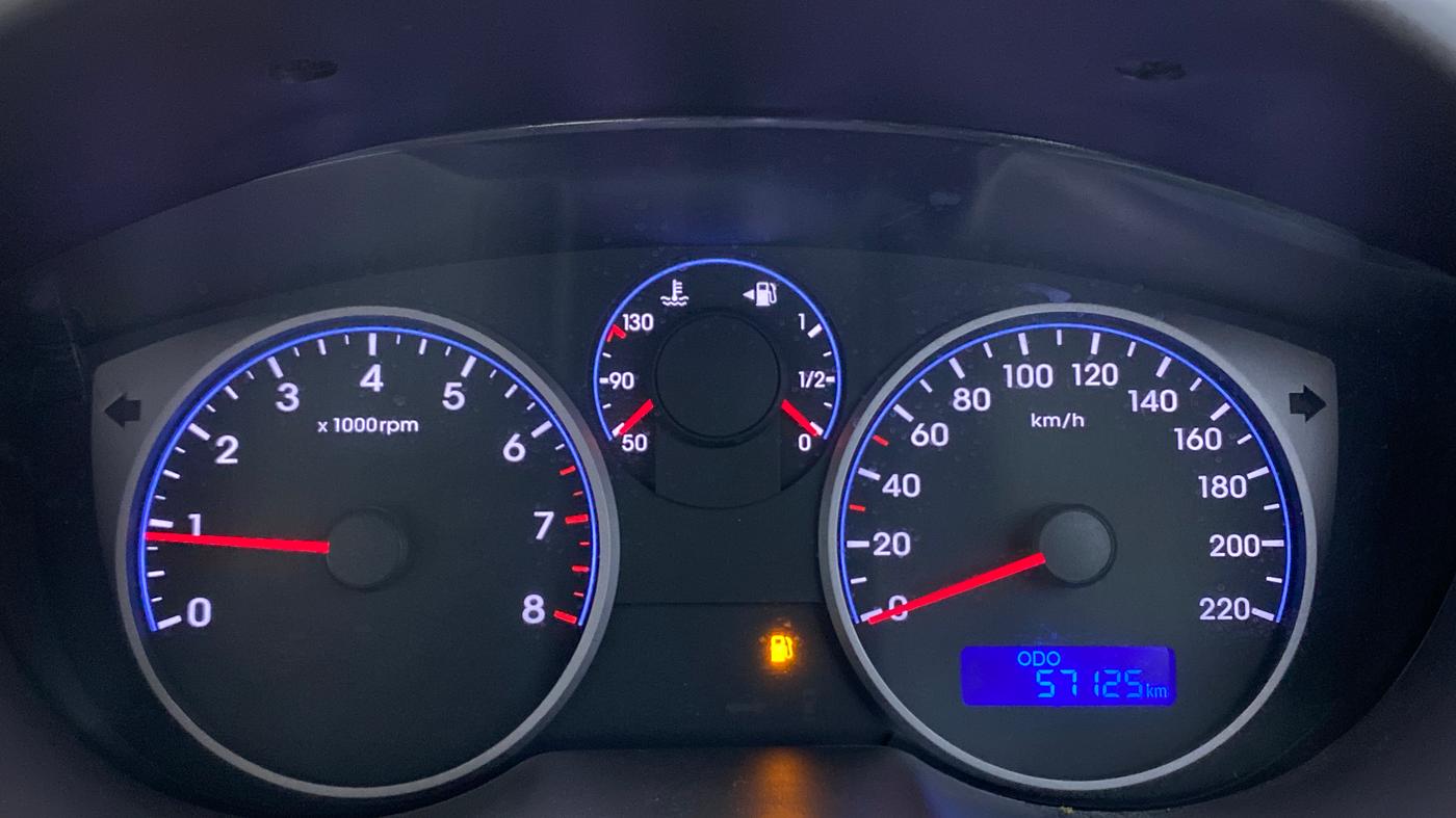 2013 Hyundai i20 MAGNA 1.2, Petrol, Manual, 57,125 km, Odometer Image